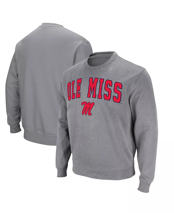

Мужская толстовка Ole Miss Rebels с арочным логотипом Colosseum, серый
