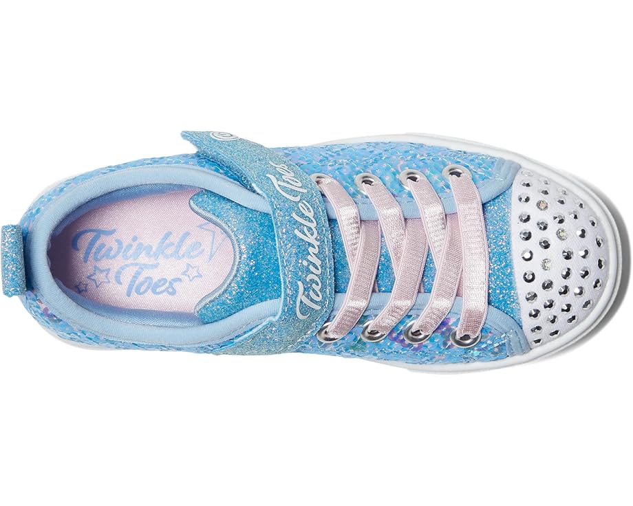 Кроссовки SKECHERS KIDS Twinkle Sparks - Sequin Party, цвет Light Blue/Multi — фото 2