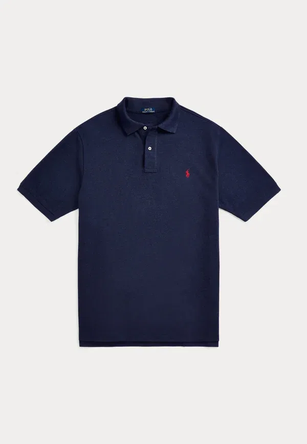 Футболка поло Polo Ralph Lauren Big & Tall, весенний синий меланж — фото 4