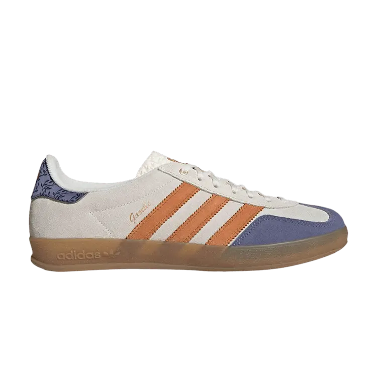 

Кроссовки adidas Gazelle Indoor 'Cream Blue Vine Orange', кремовый