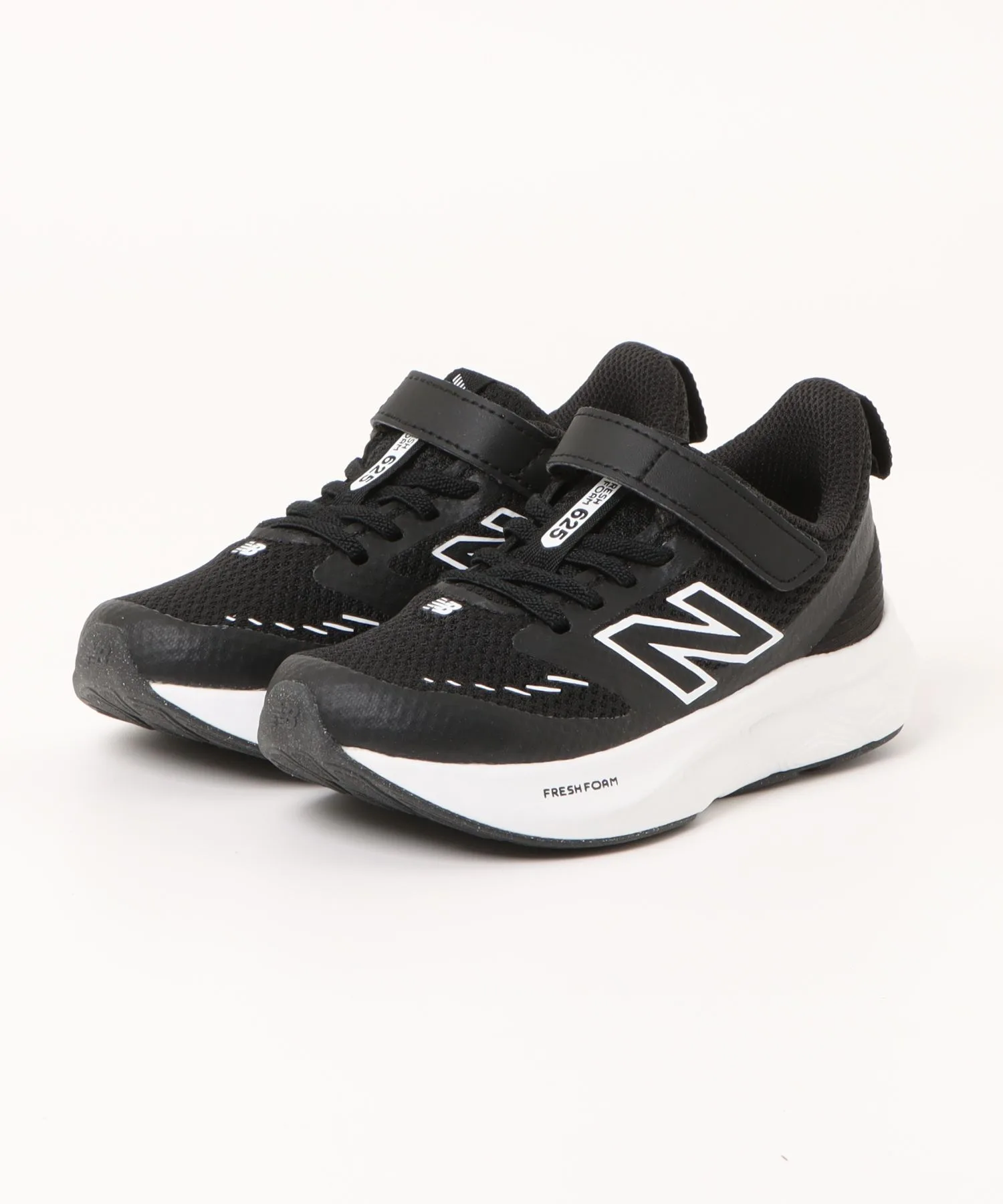 Детские кроссовки с липучкой FRESH FOAM 625 V1 New Balance чёрные