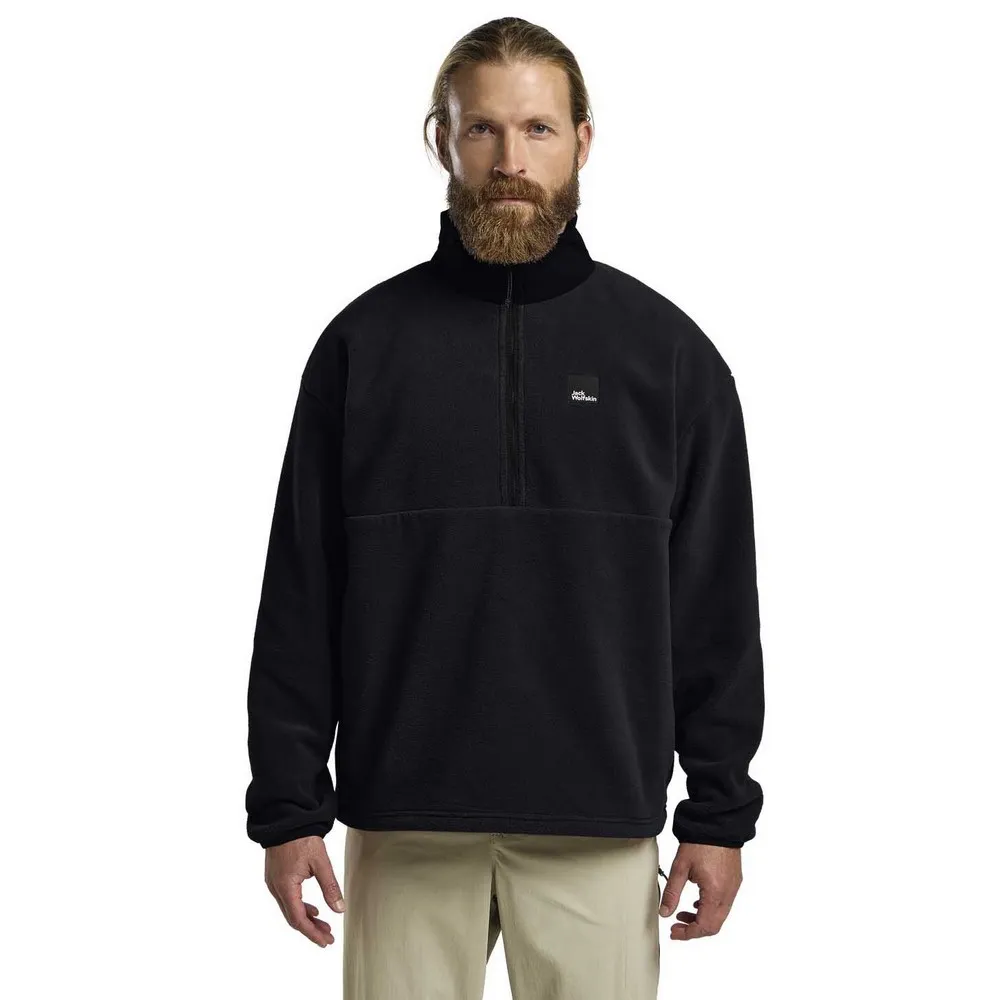 

Толстовка Jack Wolfskin Sumetro half zip, черный