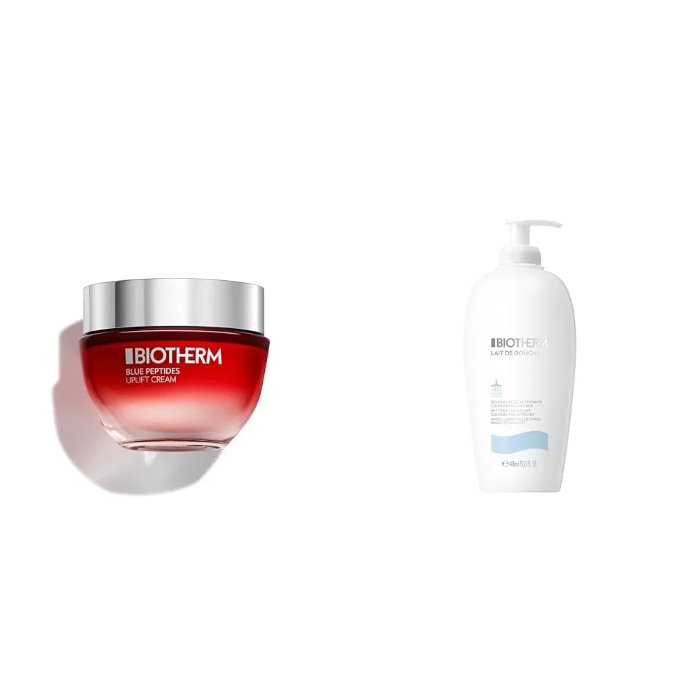 Набор Biotherm: крем Blue Peptides Uplift 50 мл + молочко для душа Lait de Douche 400 мл Biotherm