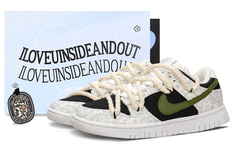 

Кроссовки Nike Dunk Skateboard Shoes Women's Low-Top White