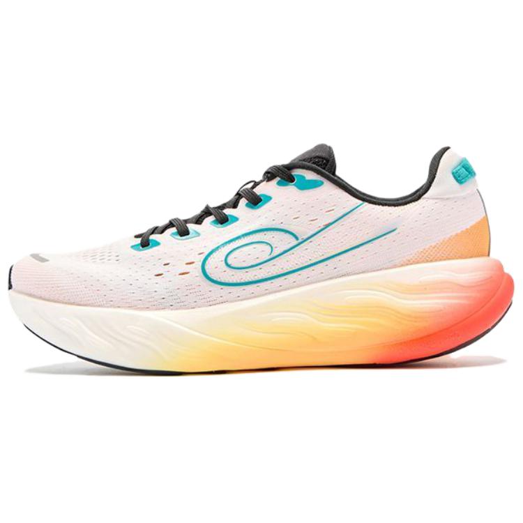

QIAODAN Кроссовки для бега Chi Pro Anti Slip, износостойкие, низкие, повседневные, белые, оранжевые