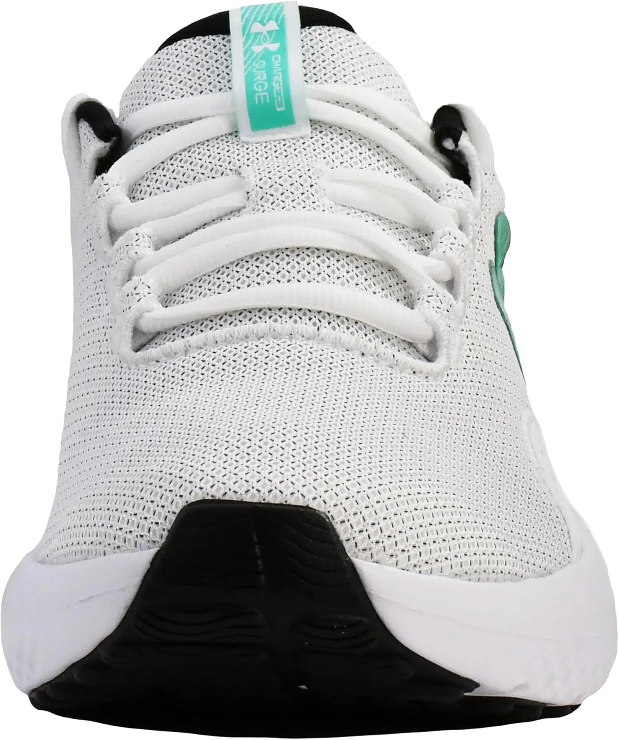 Мужские беговые кроссовки Under Armour UA Charged Surge 4, белый/черный/зеленый — фото 2