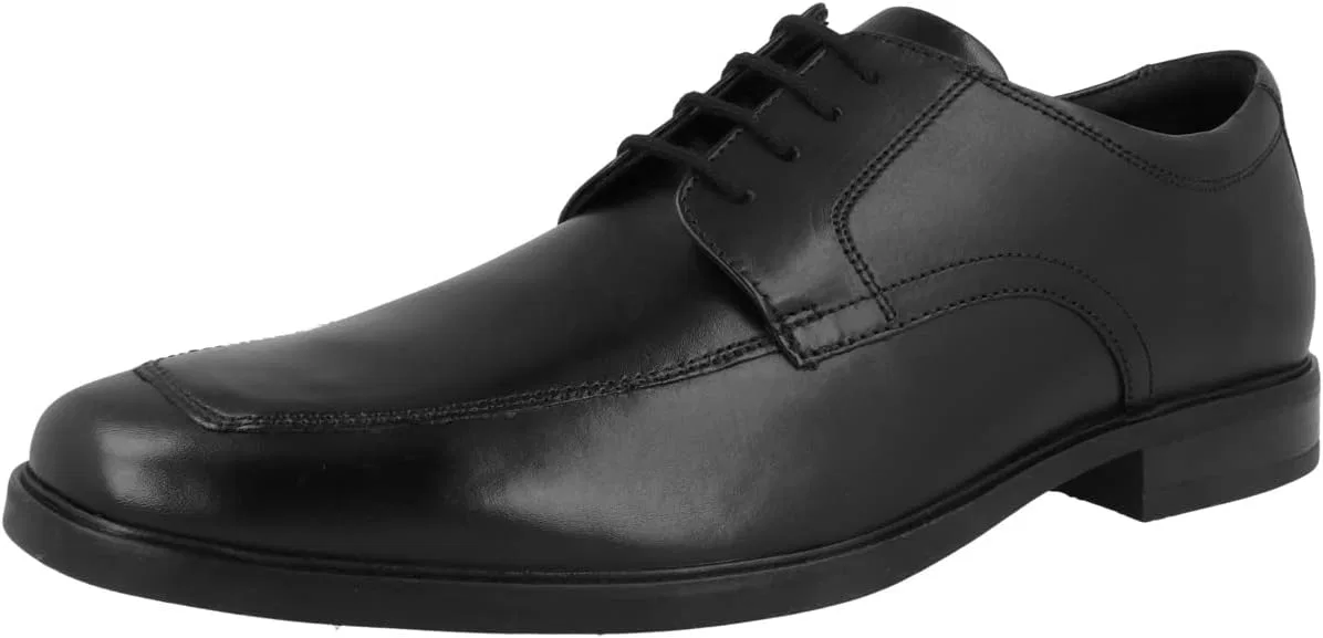 Мужские туфли Clarks Howard Apron Oxford, Black Leather — фото 4