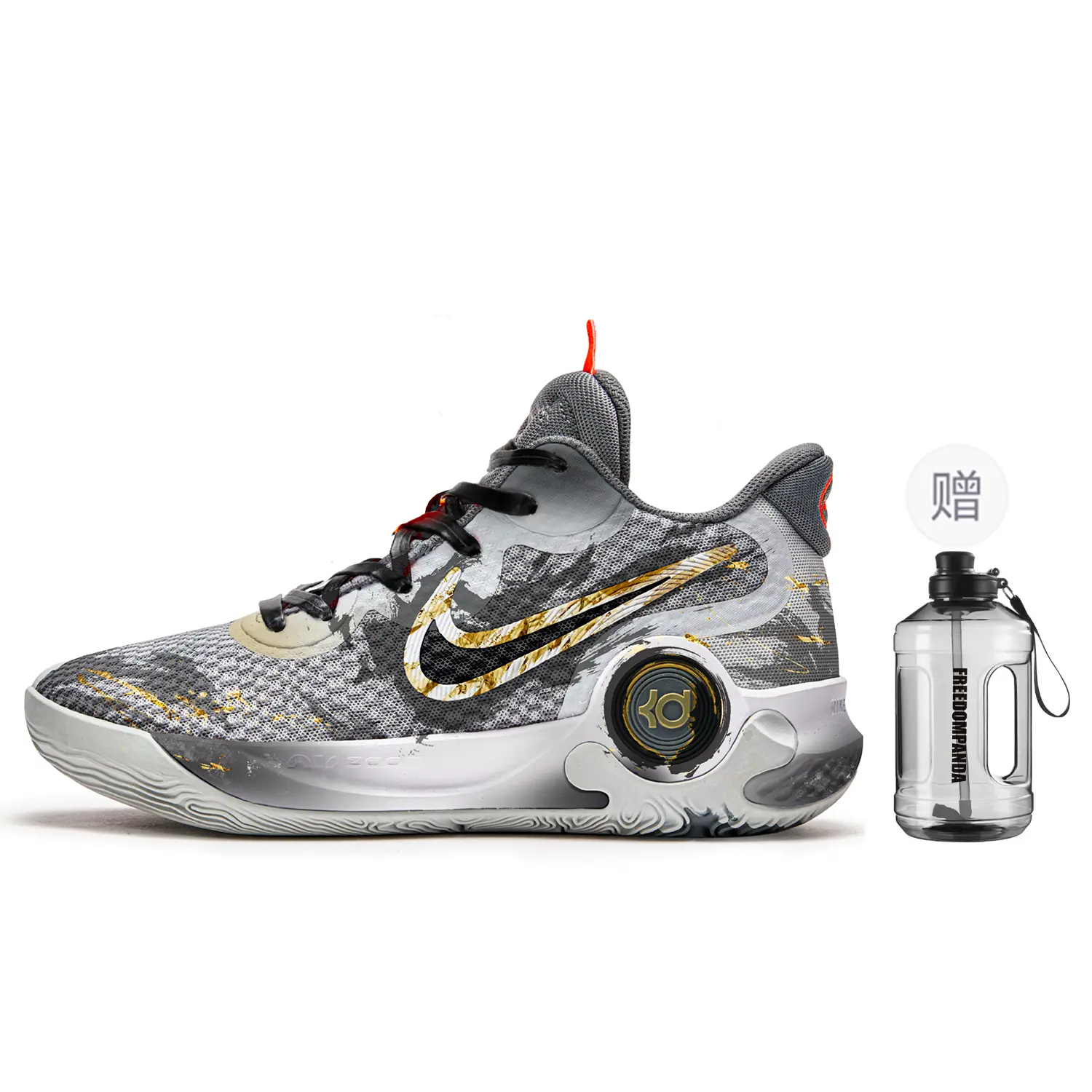 

Баскетбольные кроссовки KD Trey 5 Basketball Shoes Unisex Mid-Top Gray/Black Nike