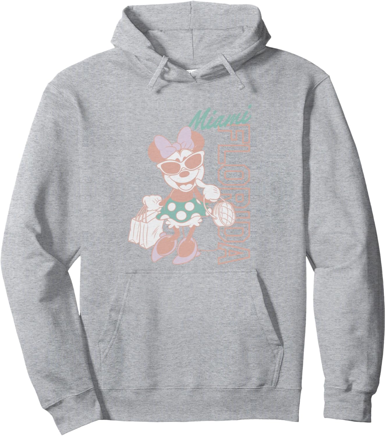

Худи Disney Minnie Mouse Retro Miami Florida 80s Shopping Vibe, серое, Серый, Худи Disney Minnie Mouse Retro Miami Florida 80s Shopping Vibe, серое