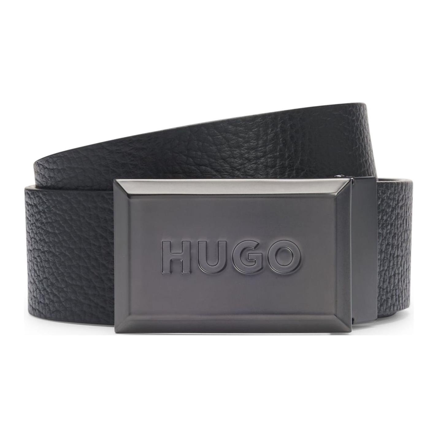 

HUGO BOSS Ремень с пряжкой Hugo Logo, Black
