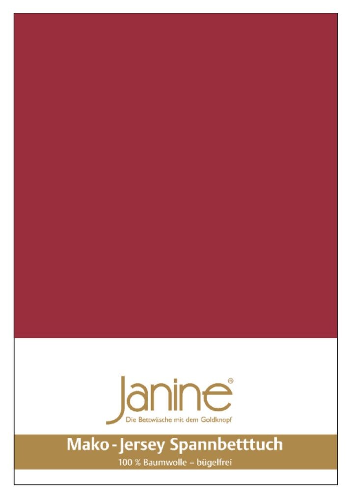 

Простыня Janine JERSEY 5002 100 X 200 гранат Original Janine