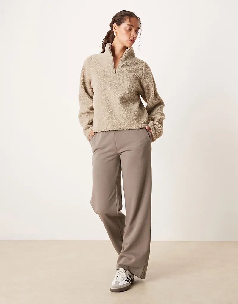 

Широкие брюки-джоггеры Brave Soul из хлопковой смеси серого цвета