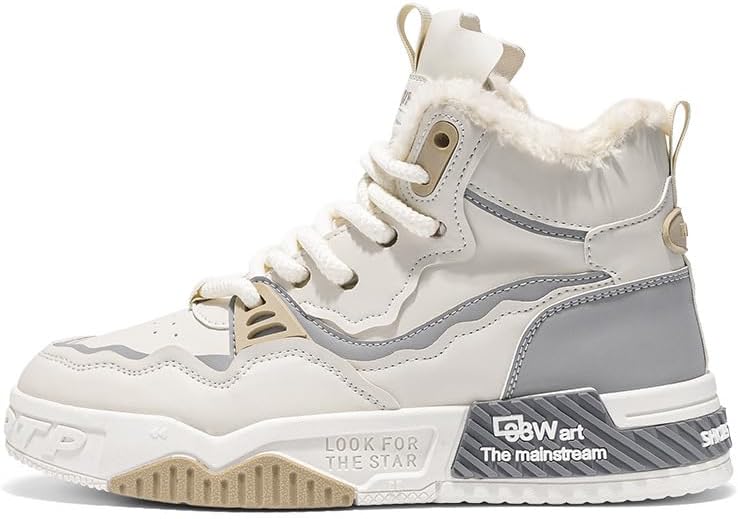 

Зимние тяжелые ботинки для снега Hhhchpm, слоновая кость