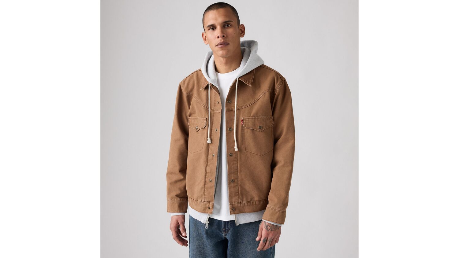 

Куртка дальнобойщика Western Shorthorn Levi's, Bison - Brown