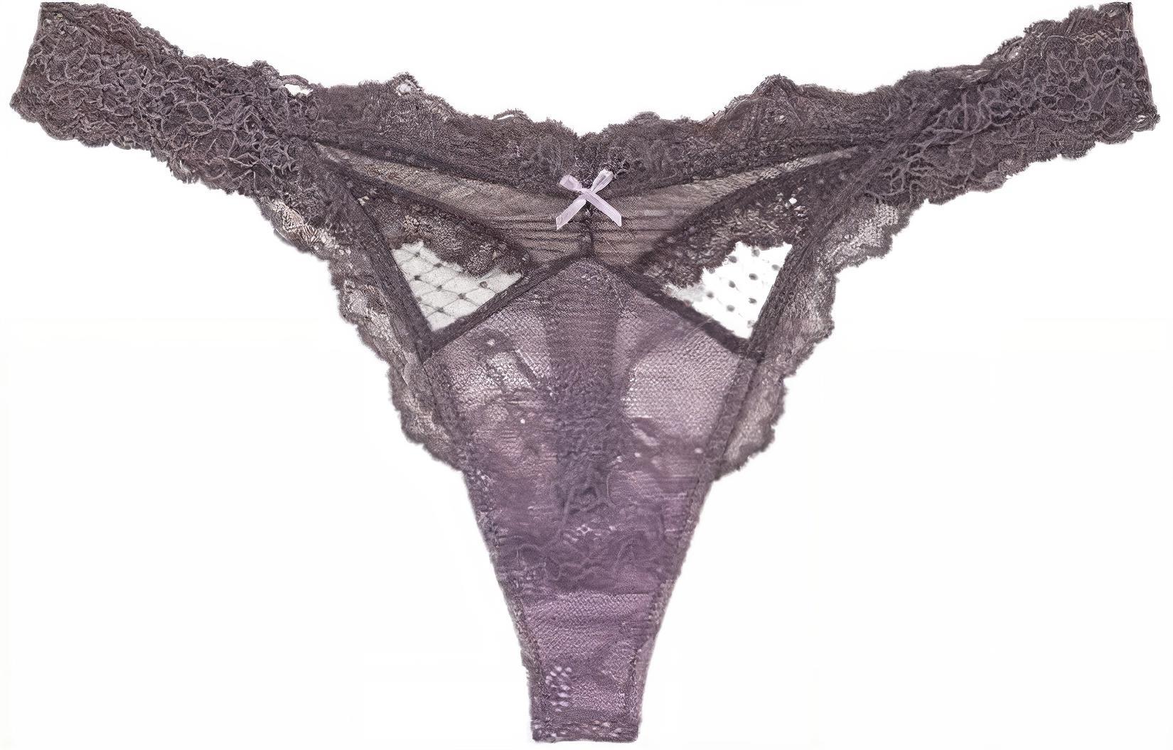 

Victoria's Secret Трусы женские, 1 шт., фиолетово-серые
