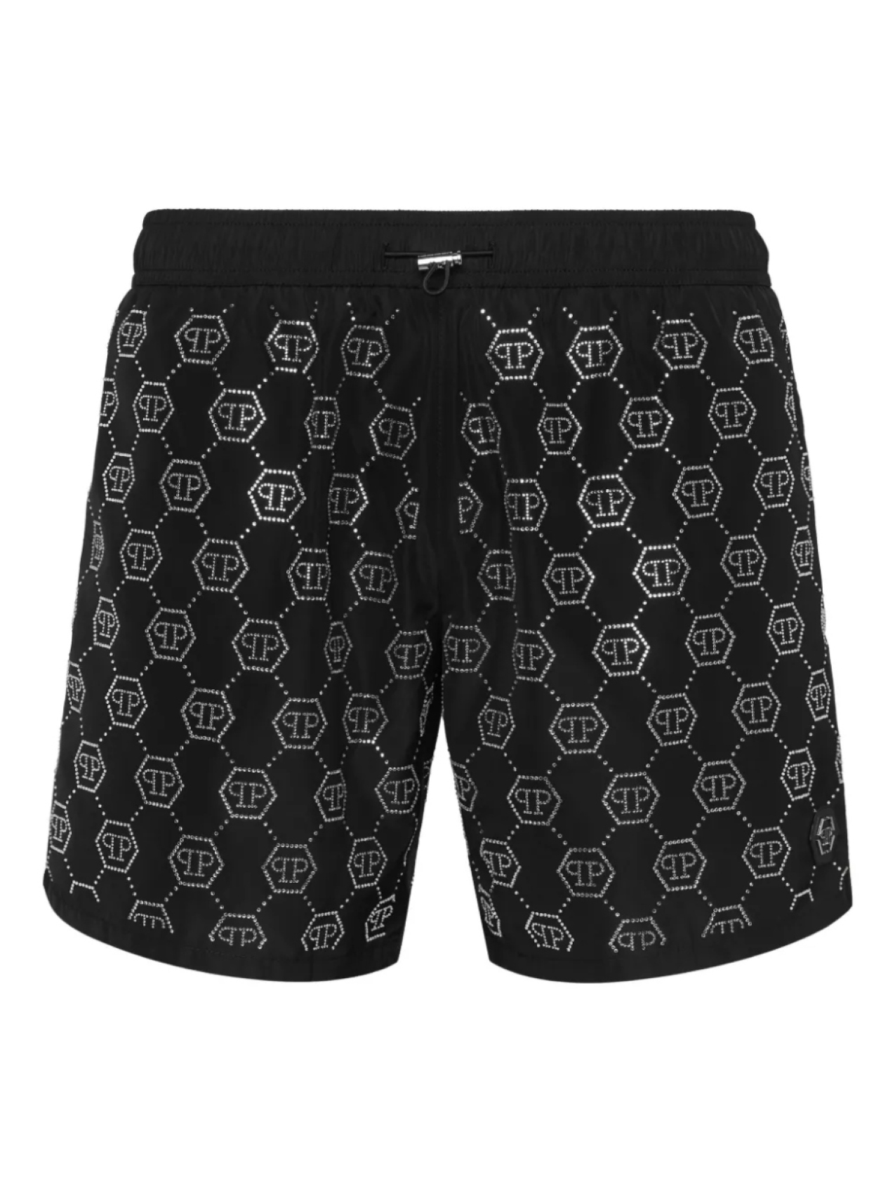 

Плавки-шорты с монограммой Philipp Plein, черный