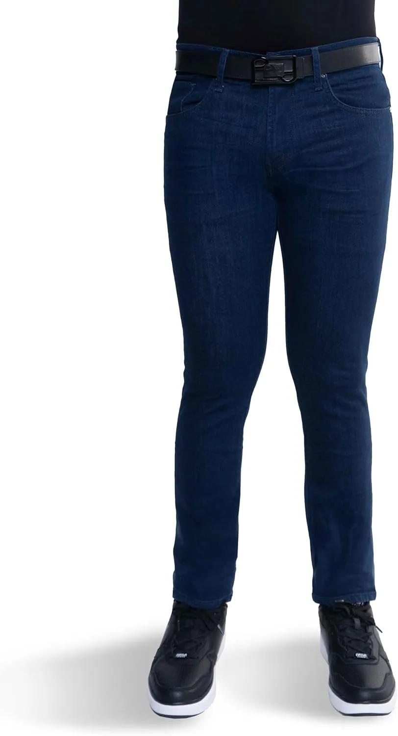 

PAVI ITALY Мужские синие джинсы Slim Fit, 98% хлопок 2% эластан