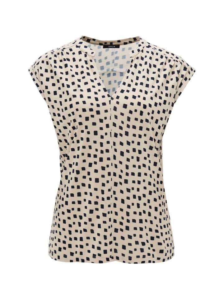 

OPUS Женская туника-рубашка бежевого цвета