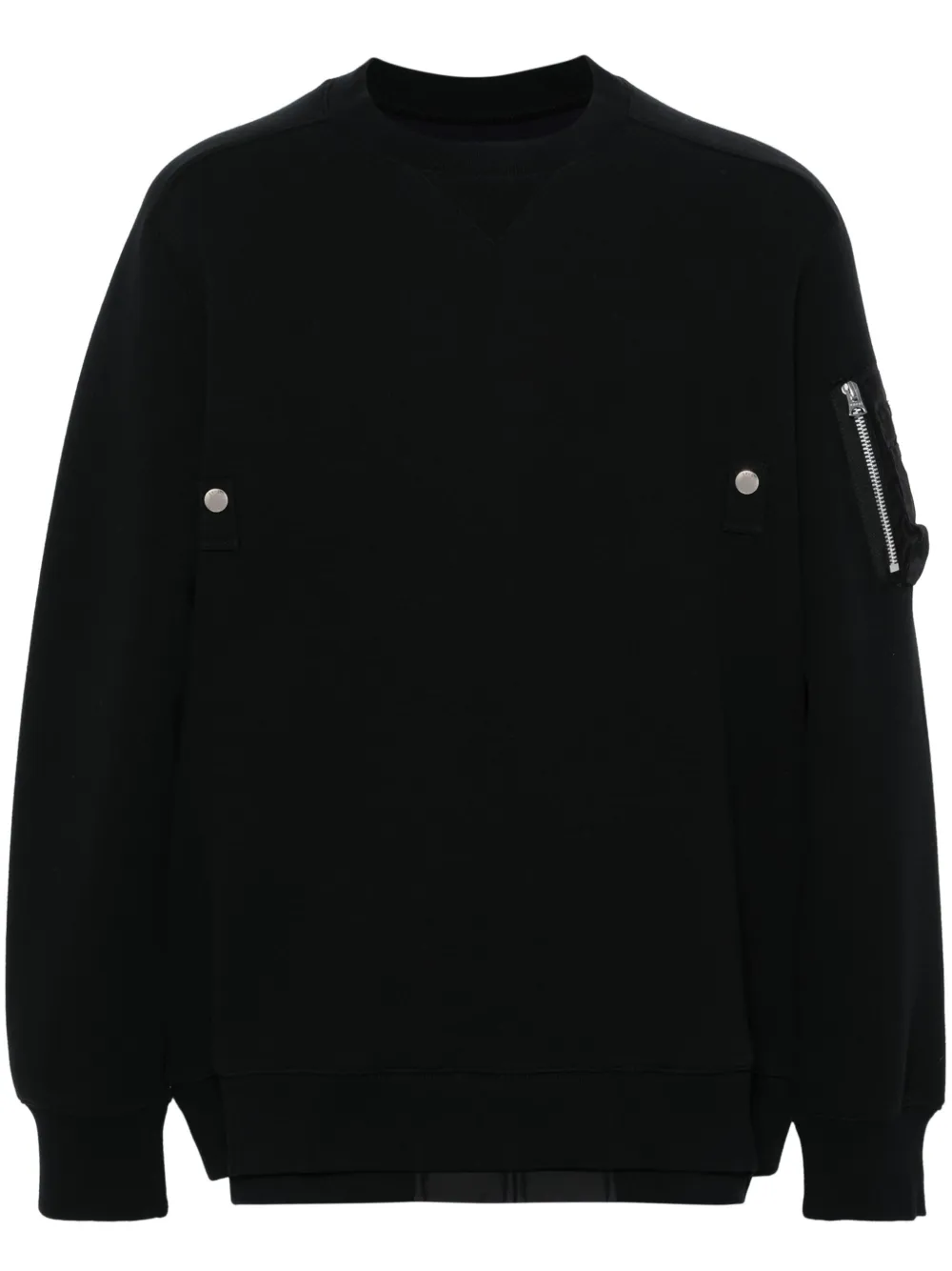 

Многослойная толстовка из джерси SACAI, черный