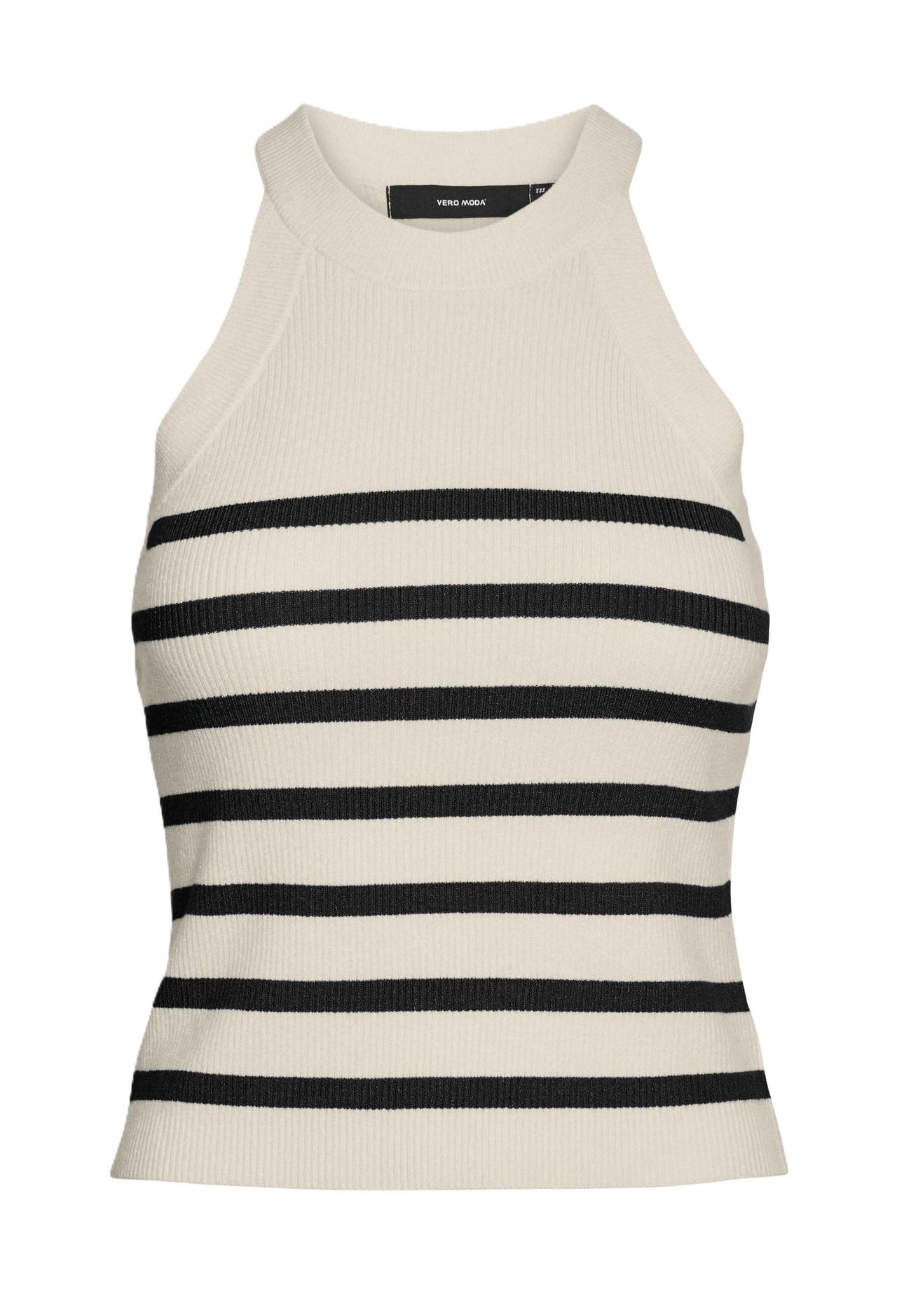 

Топ, с воротником-халтер, женский VERO MODA, цвет 222913001 Birch/ W