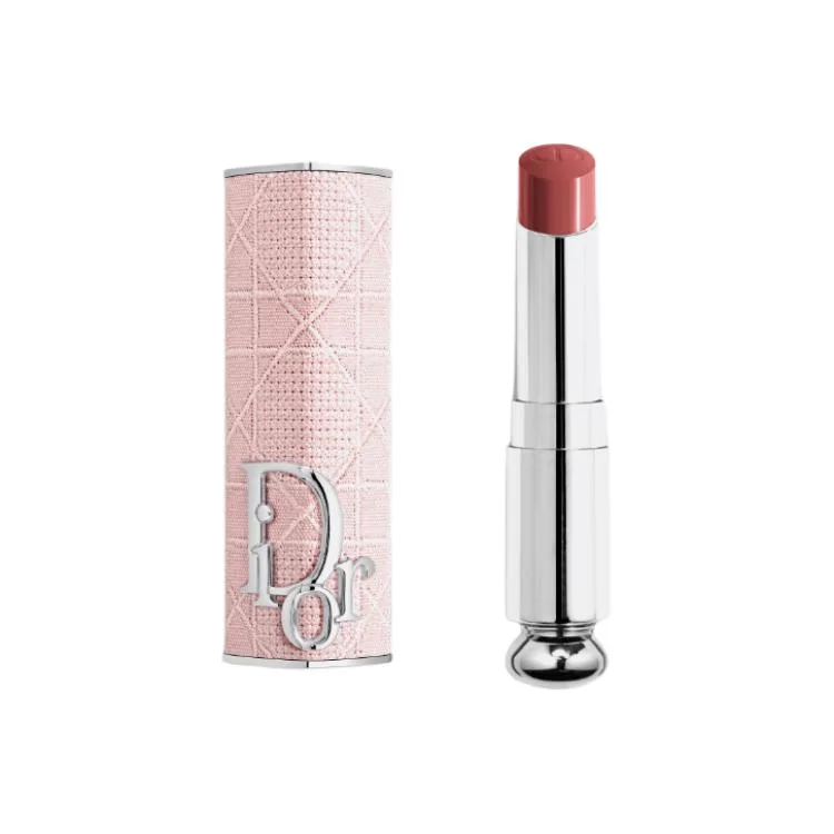 DIOR Увлажняющий крем для сияния кожи 3,2 г, Two-Piece Set: Soft Pink Vine Pattern Lipstick Case+Refill #786 D-PLAYER Rose Honey Tea