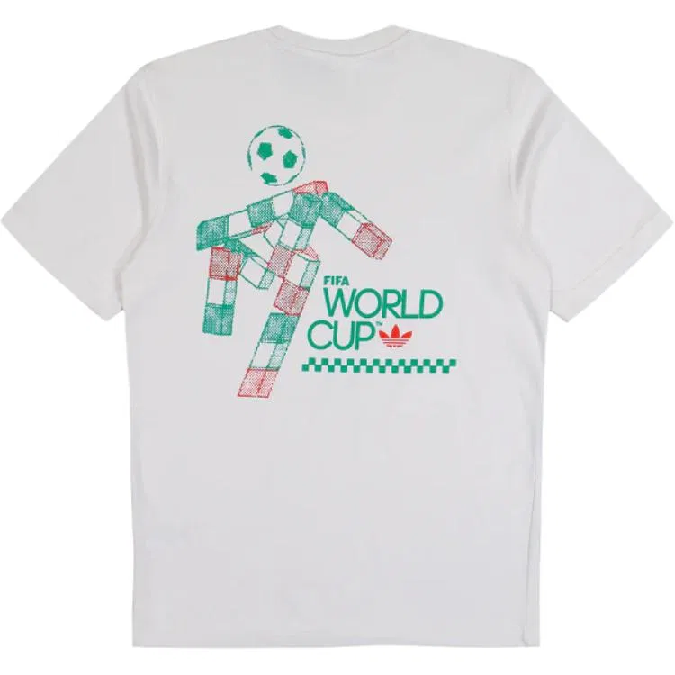 Футболка с талисманом Ciao чемпионата мира по футболу FIFA 2026 Adidas Originals, Cloud White — фото 3