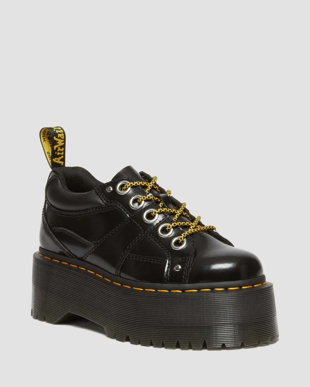 

Dr. Martens 5-Eye Max Buttero Кожаные туфли на платформе, цвет Black — Buttero