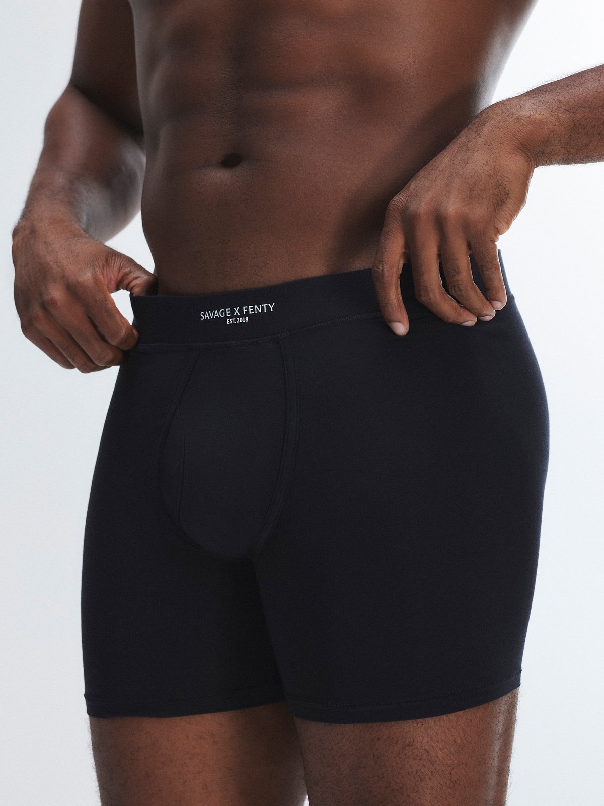 

Трусы боксеры Savage X Fenty Homme Base, цвет Black Caviar
