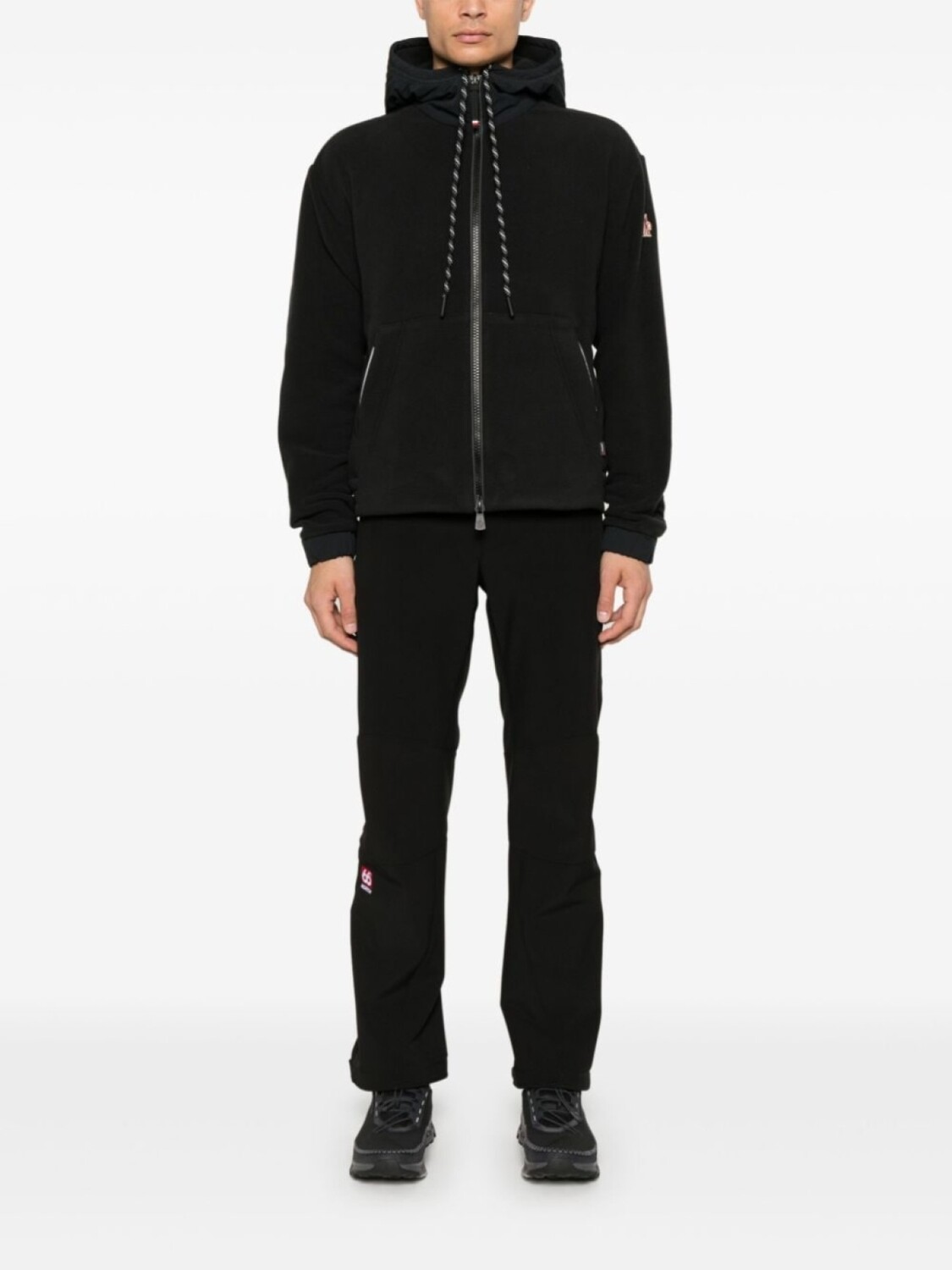 

Moncler Grenoble куртка с капюшоном, черный