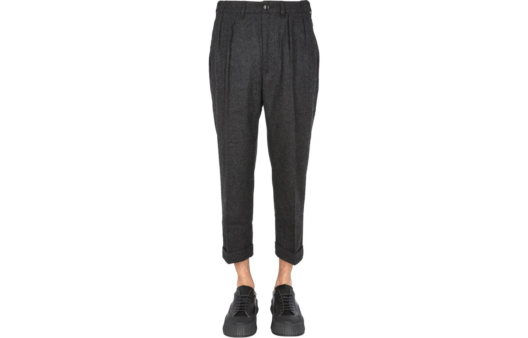 

Брюки прямого кроя со средней посадкой Barbour, черный