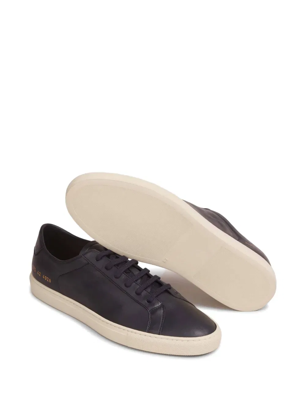 Кожаные кроссовки на шнуровке Common Projects, синий — фото 4