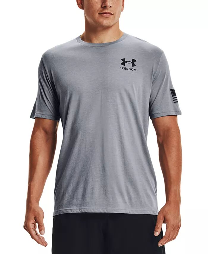 

Мужская футболка с флагом свободы Under Armour, черный