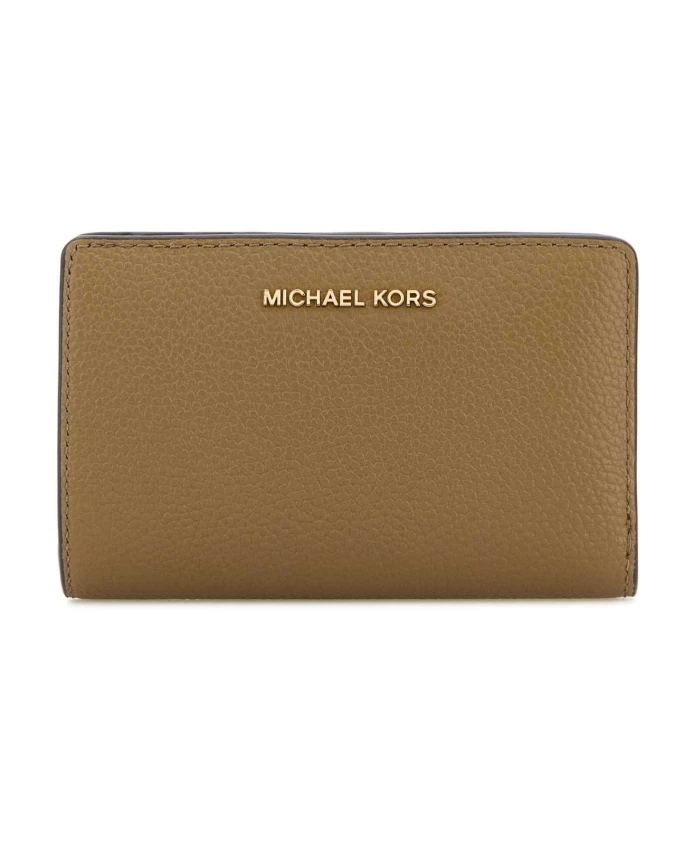 

Кожаный кошелек «Капучино» Michael Kors, бежевый