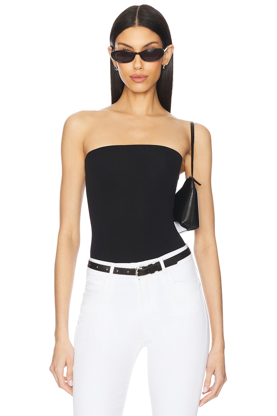 

Балетный безбретельный боди Commando, black