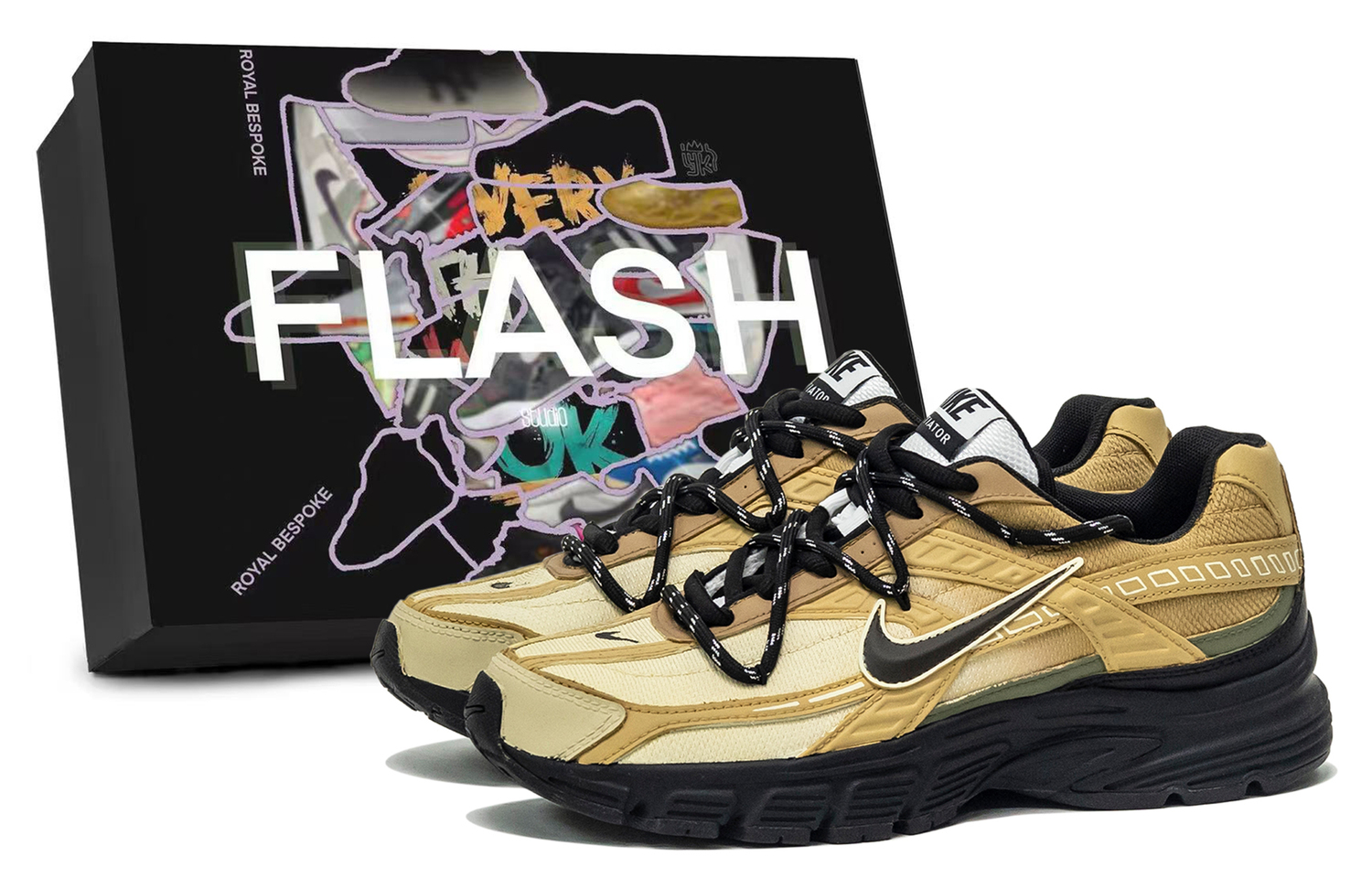 

Nike Женские кроссовки Initiator Abrasion Resistant Low top беговые Black Umber