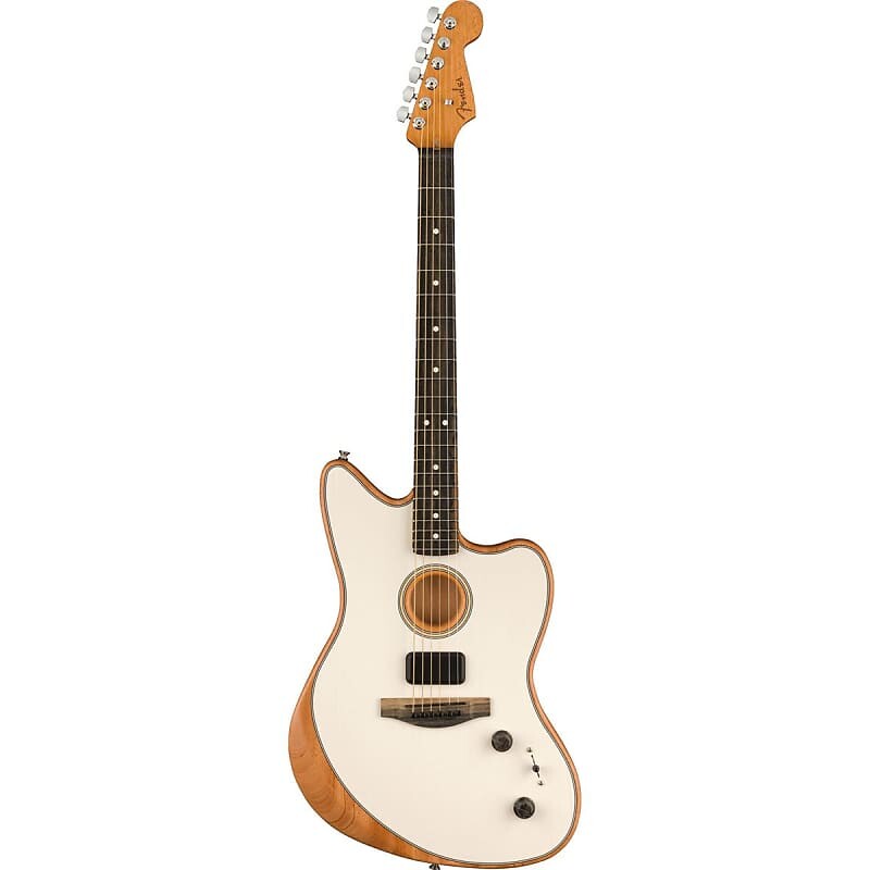 

Акустическая гитара Fender American Acoustasonic Jazzmaster Acoustic Electric Guitar, Ebony Fingerboard, Arctic White