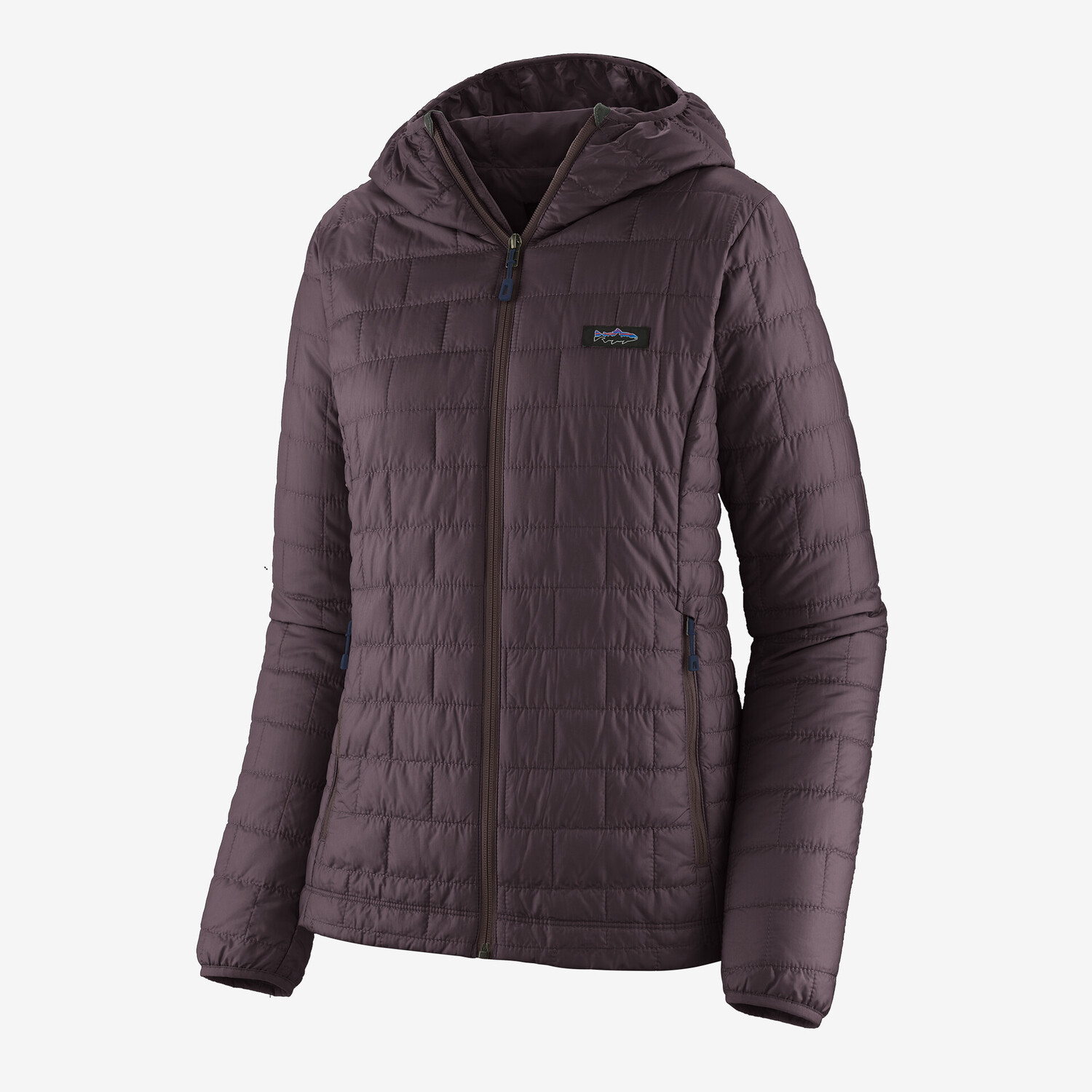 

Женская толстовка Nano Puff Fitz Roy Trout Patagonia, цвет Obsidian Plum