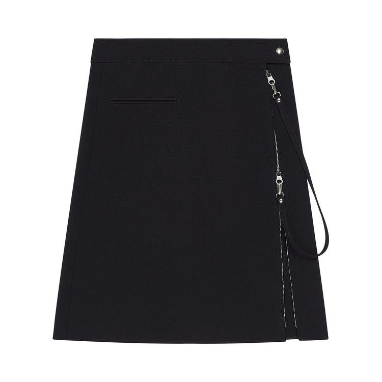 

Юбка Courrèges Zipped Heritage Crepe Skirt, Black