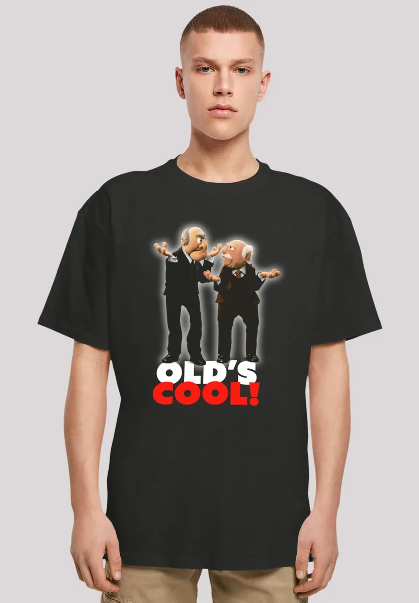 

F4NT4STIC Футболка "Disney Muppets Waldorf & Statler Old's Cool", премиум качество, черный