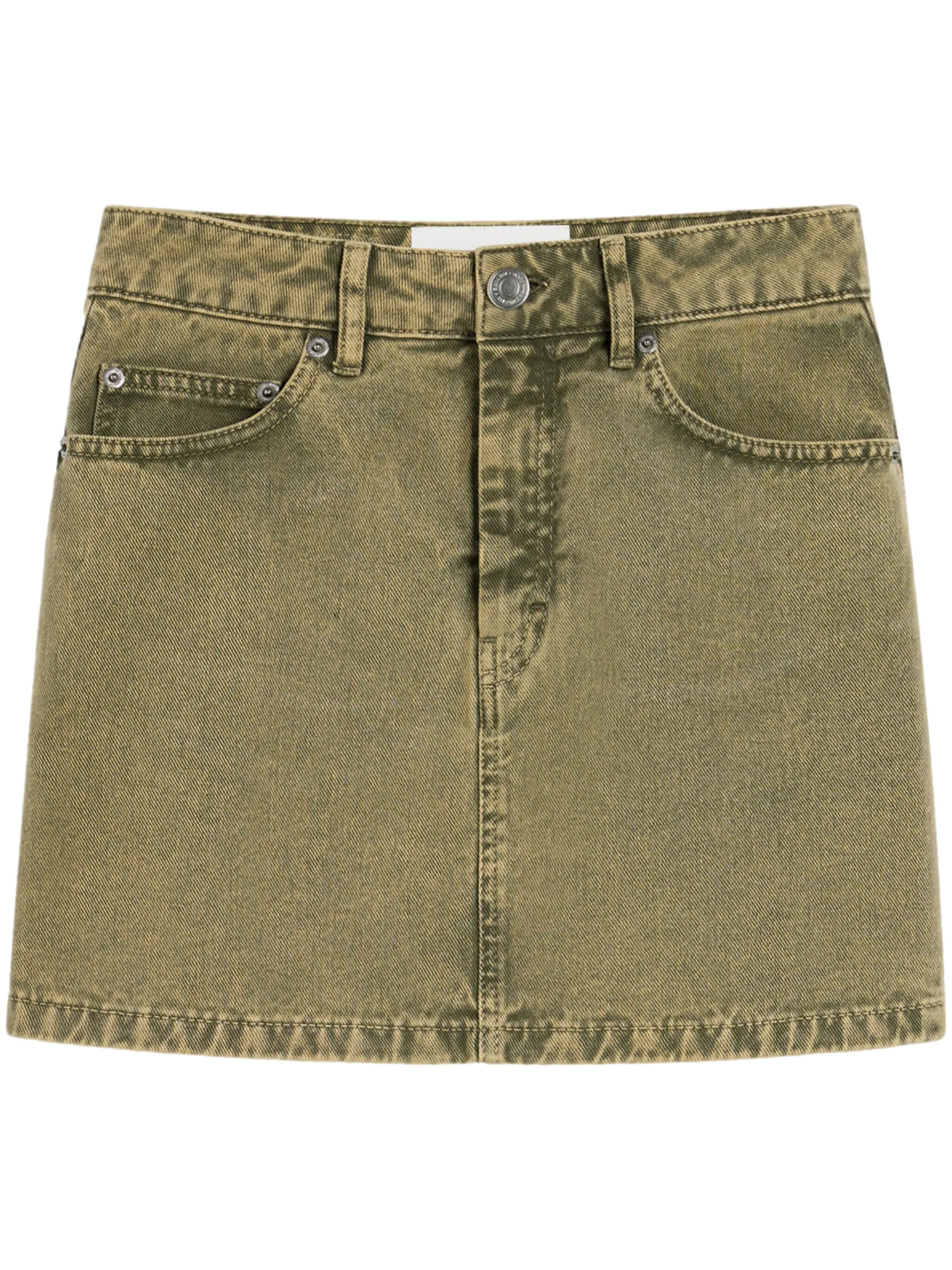 

Джинсовая юбка мини Ami Paris, зеленый