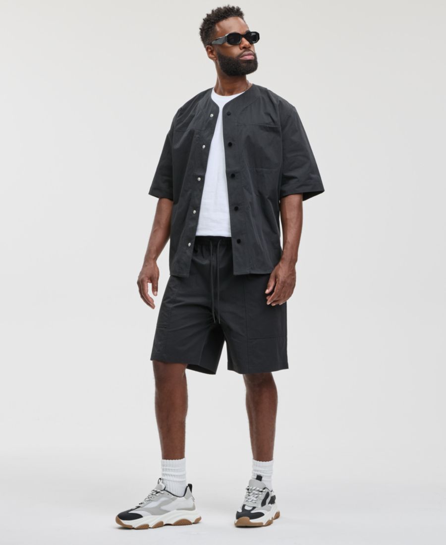 

Мужские свободные шорты на резинке, длина 9 дюймов Mode of One, Deep Black