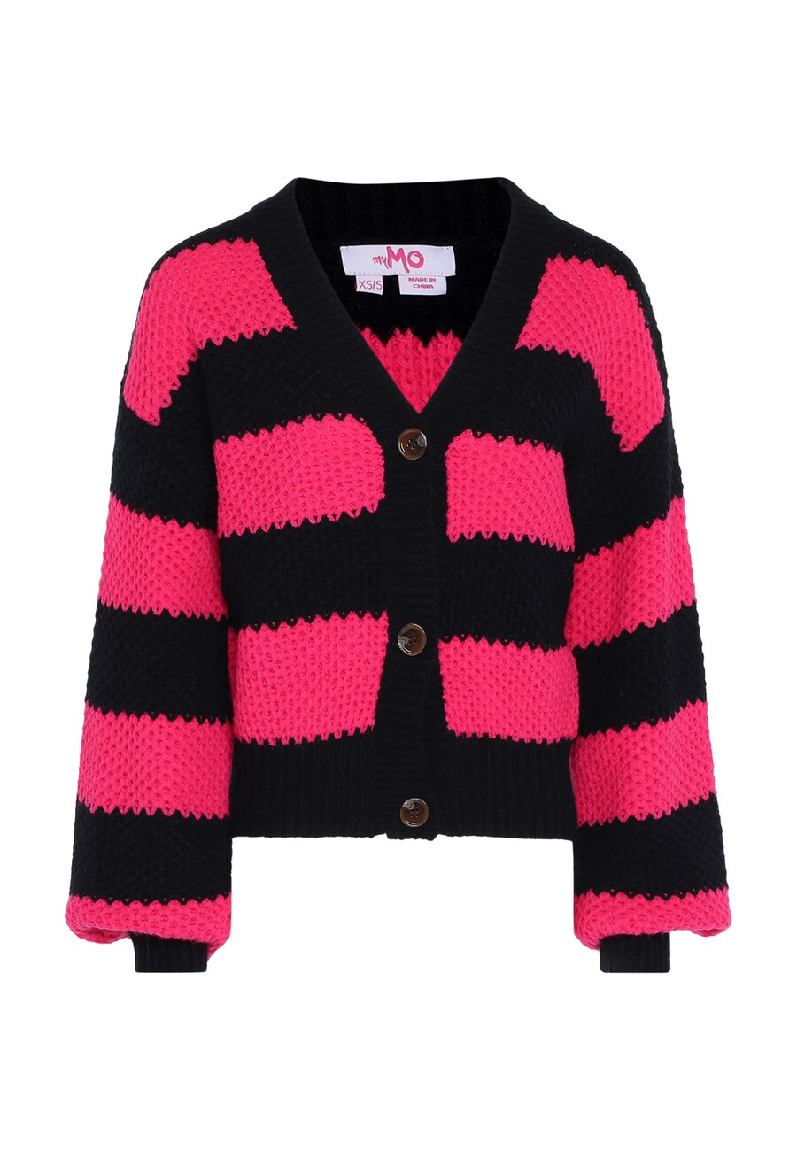 

Вязаный кардиган MYMO, цвет Pink/Black