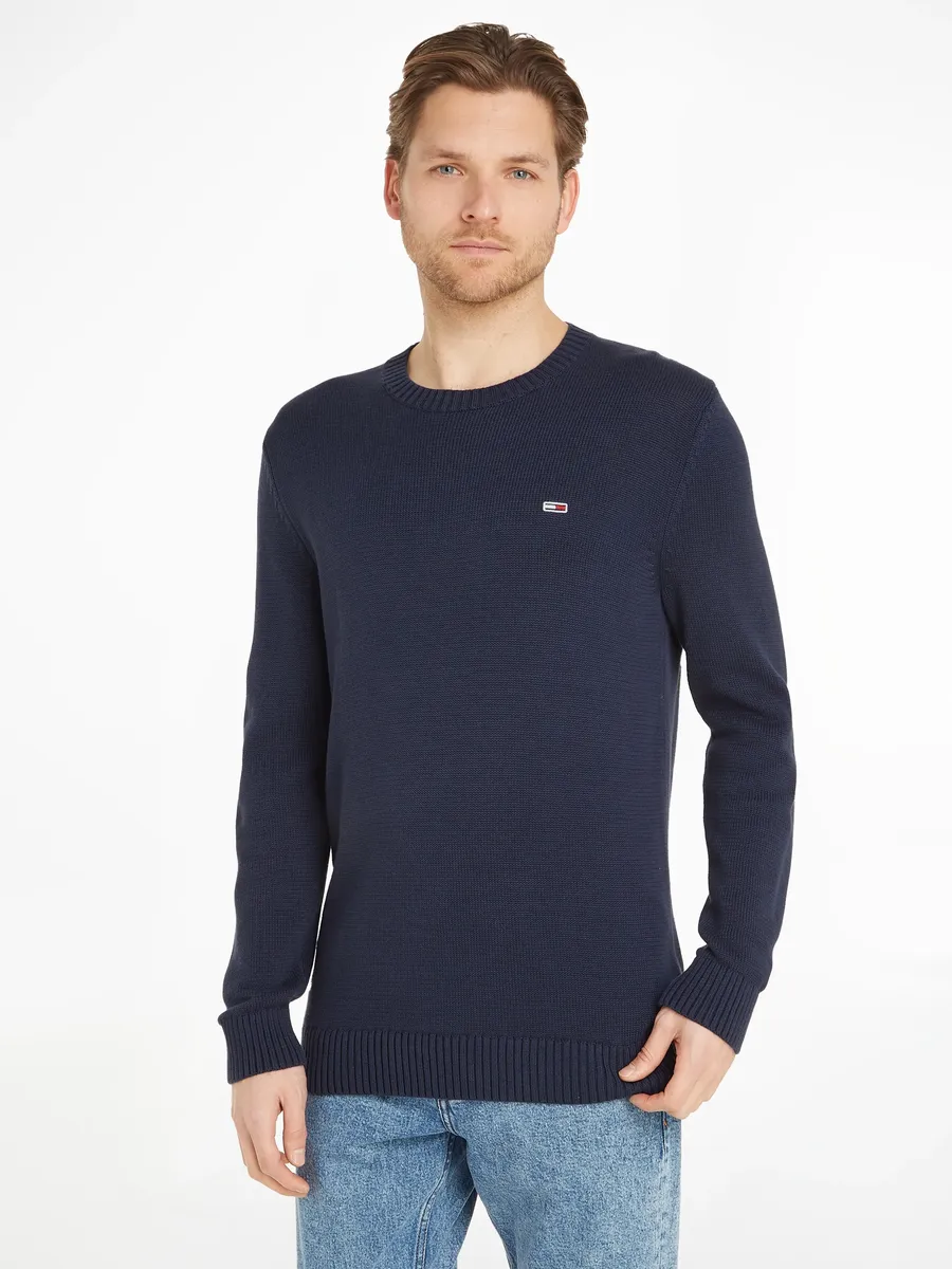 

Вязаный свитер Tommy Jeans "TJM ESSENTIAL CREW NECK SWEATER", цвет Twilight Navy