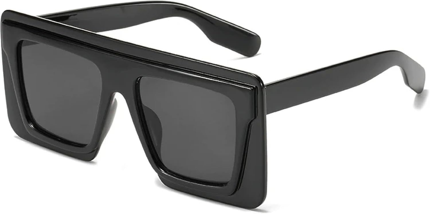 

Модные солнцезащитные очки для женщин и мужчин, винтажные, роскошные, для активного отдыха, путешествий, уличной фотографии, с защитой от УФ-излучения UV400 TKKTLLT, Black Gray