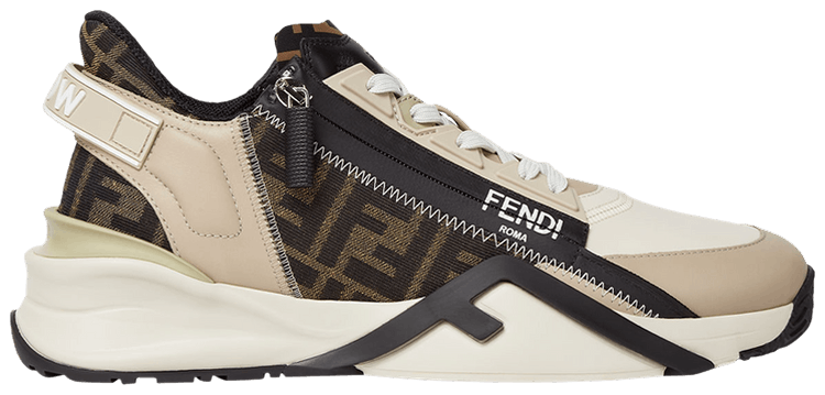 

Шлепанцы Fendi Flow Slip-On 'Beige', кремовый