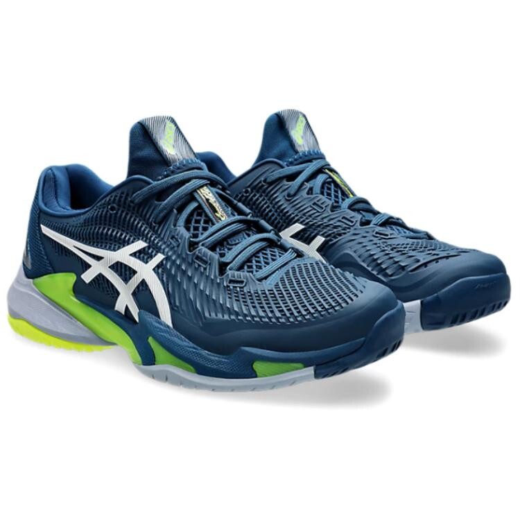 Кроссовки Asics Court FF 3 Tennis Shoes Men Low-top, серый/синий — фото 3