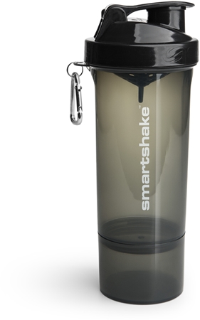 

Спортивный шейкер + контейнер Smartshake Slim, Black 500 ml