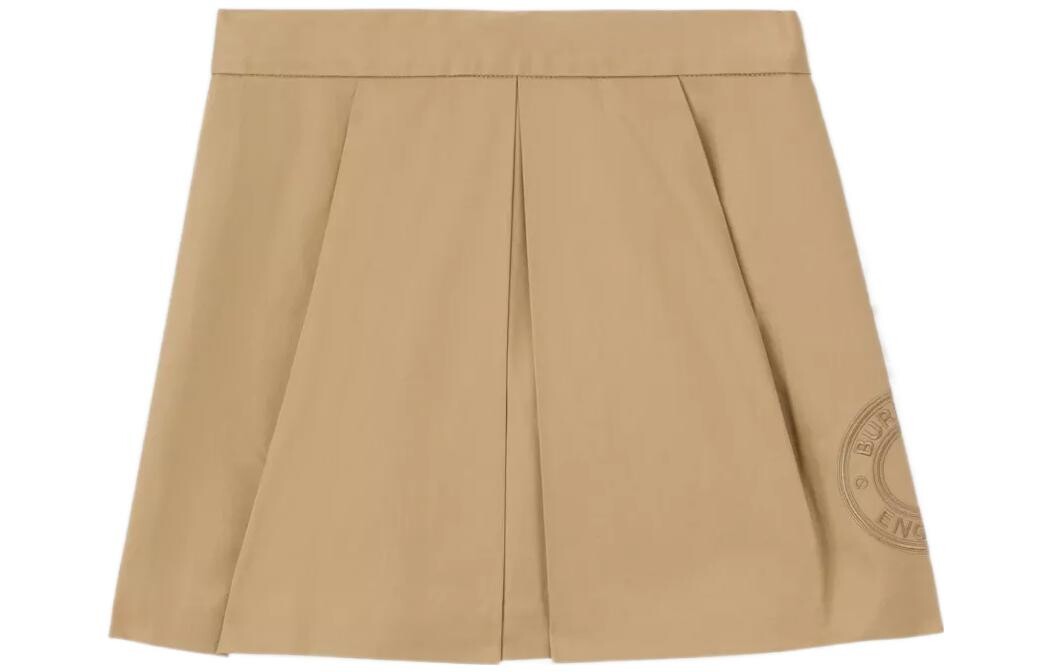 

Детская юбка Burberry, цвет Archive Beige