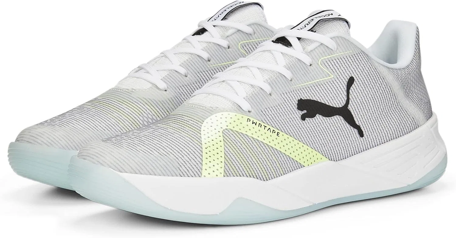 Кроссовки для дома Puma Accelerate Turbo Nitro II унисекс, Puma White Puma Black Fizzy Light Nitro Blue — фото 2