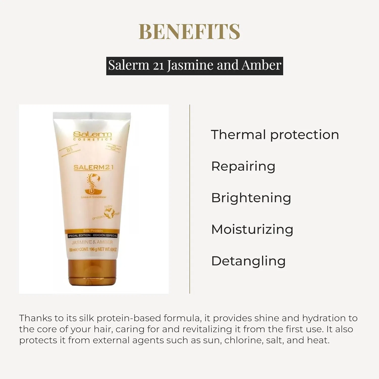 Средство для волос Salerm 21 Jasmine & Amber Special Edition Salerm — фото 3